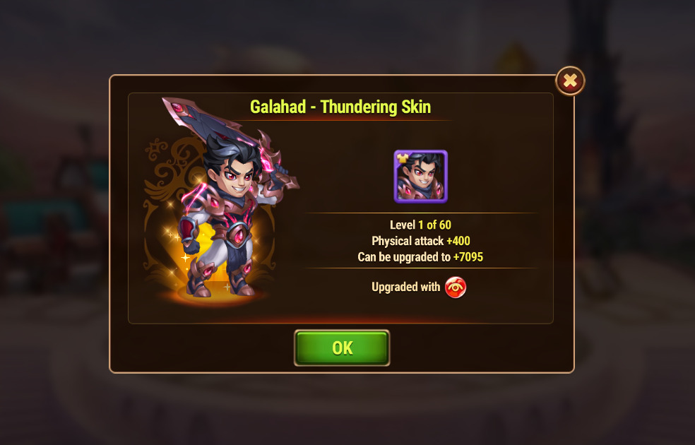 [Hero Wars Guide] Thunder Galahad Skin