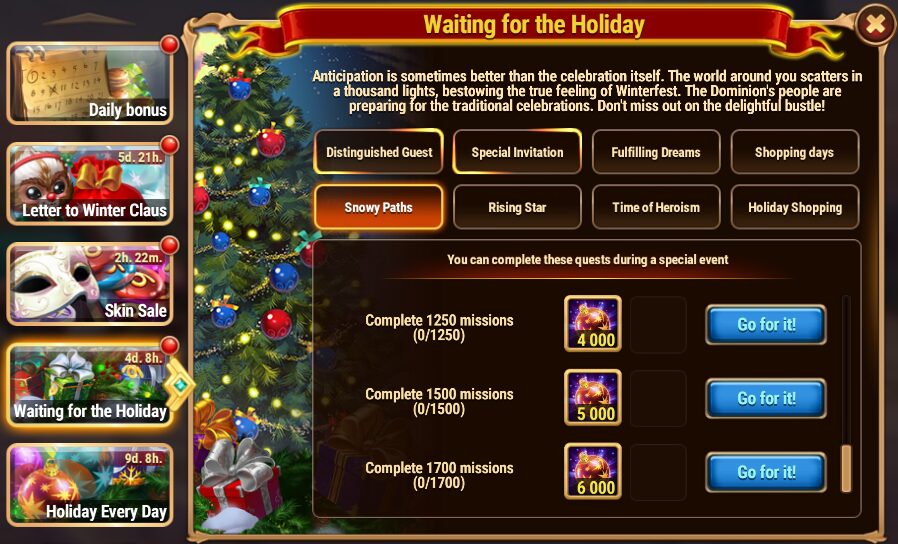 [Hero Wars Guide]Waiting for the Holiday Quest