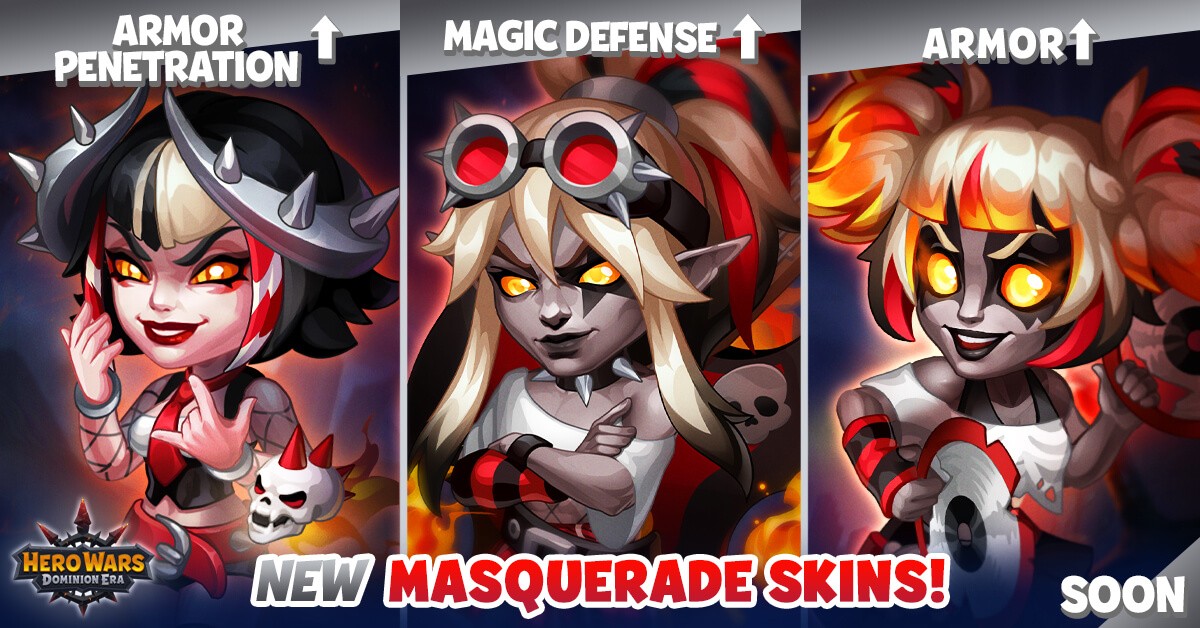 [Hero Wars] Masquerade Skins 2024
