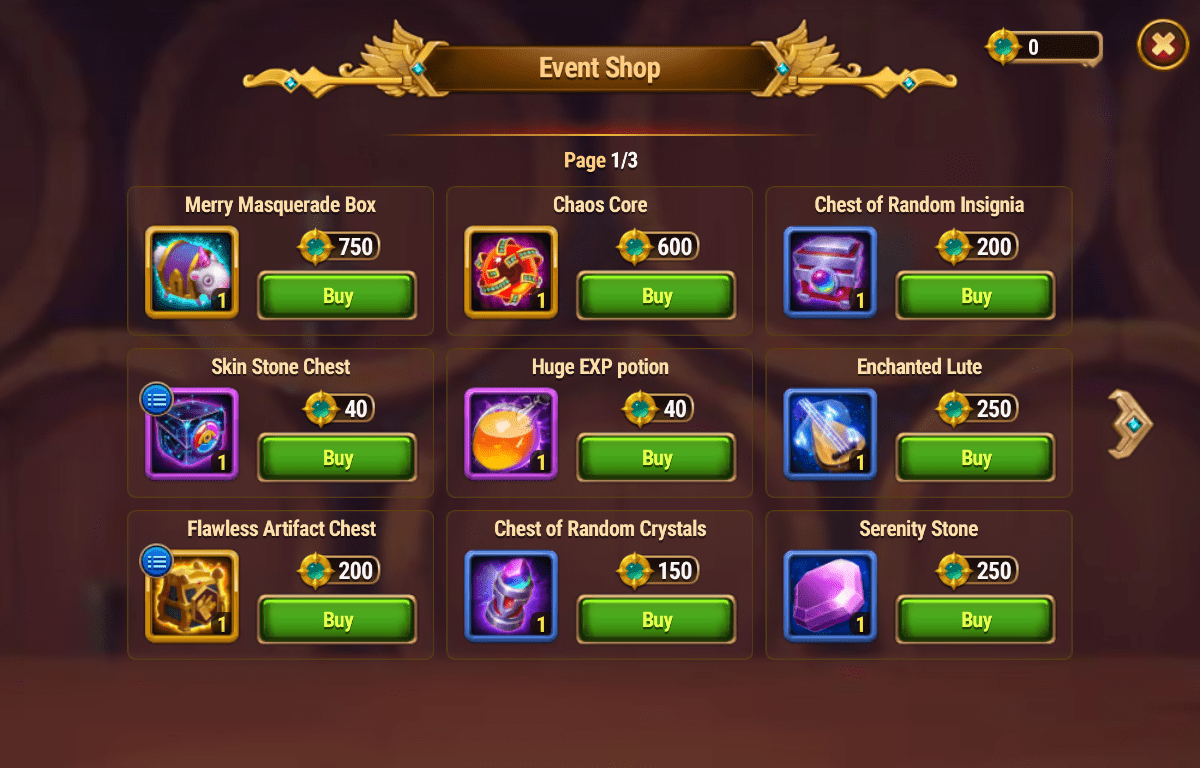 [Hero Wars Guide] Time for Pranks Event Shop