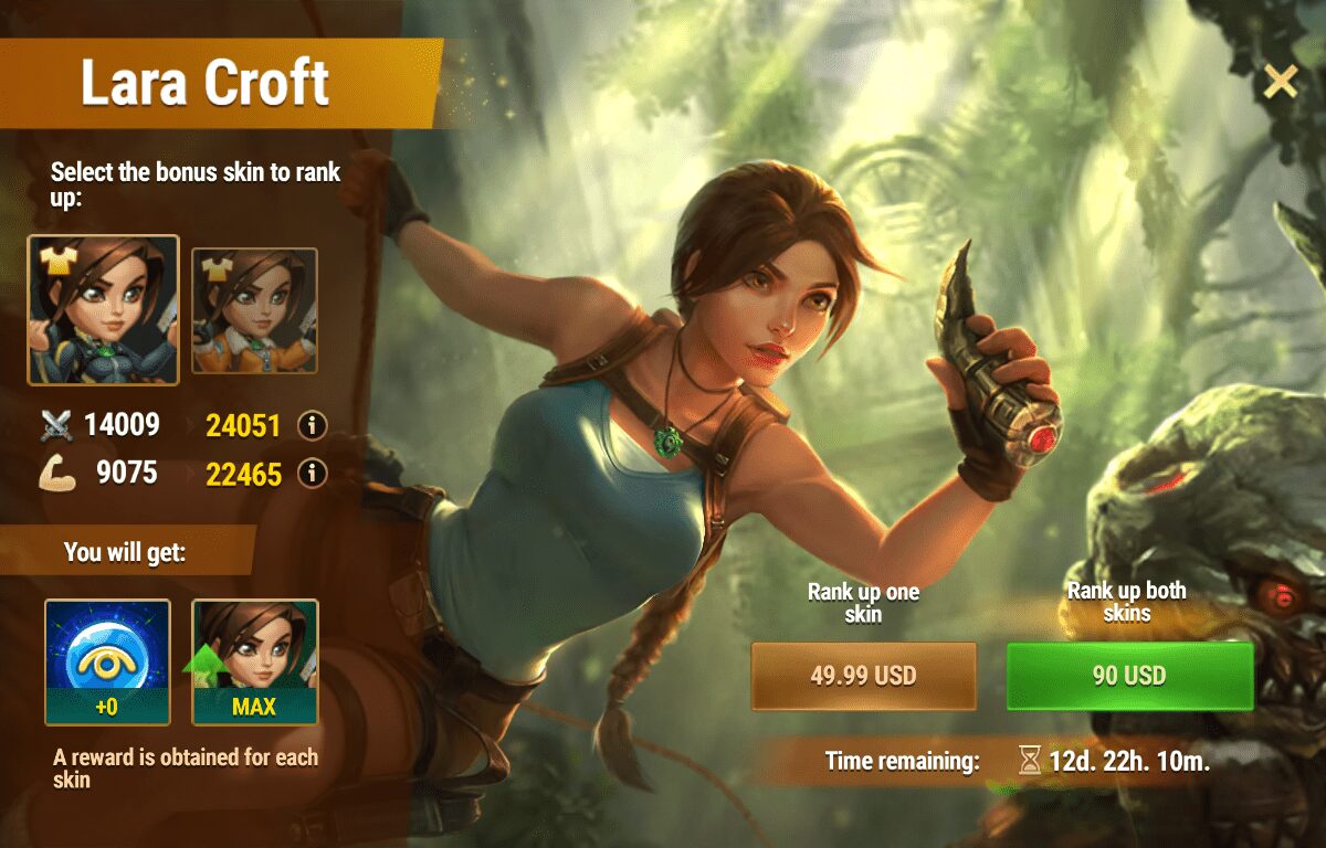 [Hero Wars Guide] Double Skins (Lara)
