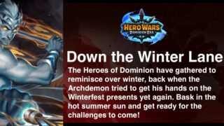[Hero Wars攻略]冬の小道