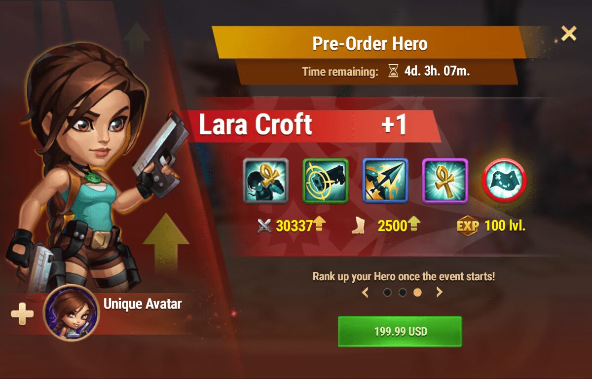 [Hero Wars Guide] Pre-Order Hero (Lara)