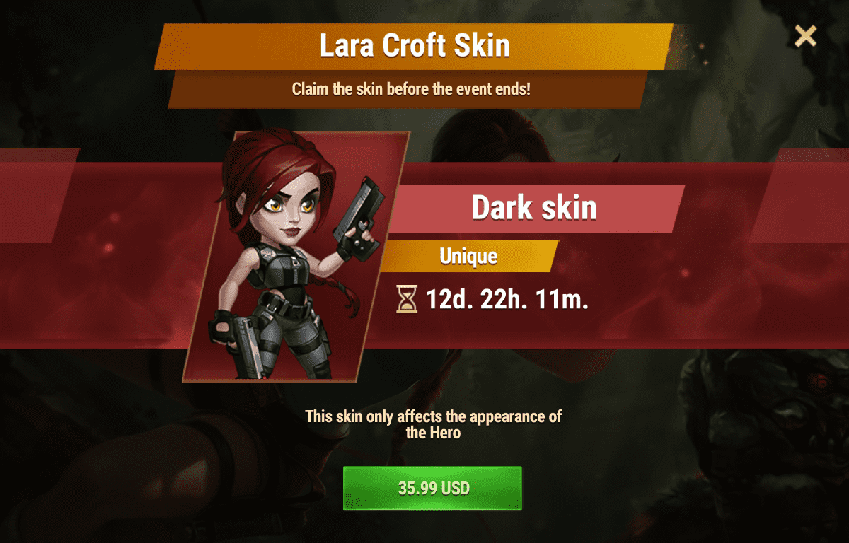 [Hero Wars Guide]Unique Skin (Lara)