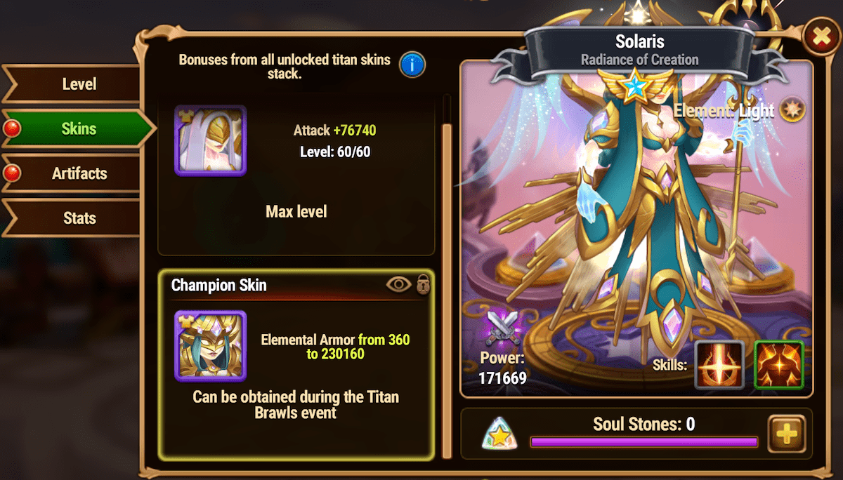 [Hero Wars Guide] Solaris Champion Skin