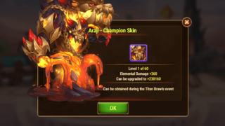 [Hero Wars GUide] Araji Champion Skin