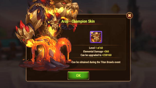 [Hero Wars GUide] Araji Champion Skin