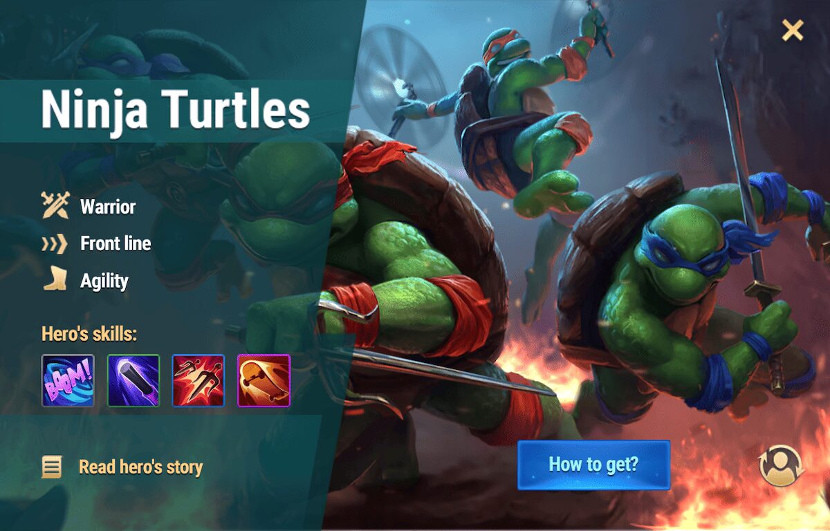 [Hero Wars] Ninja Turtles_TNMT