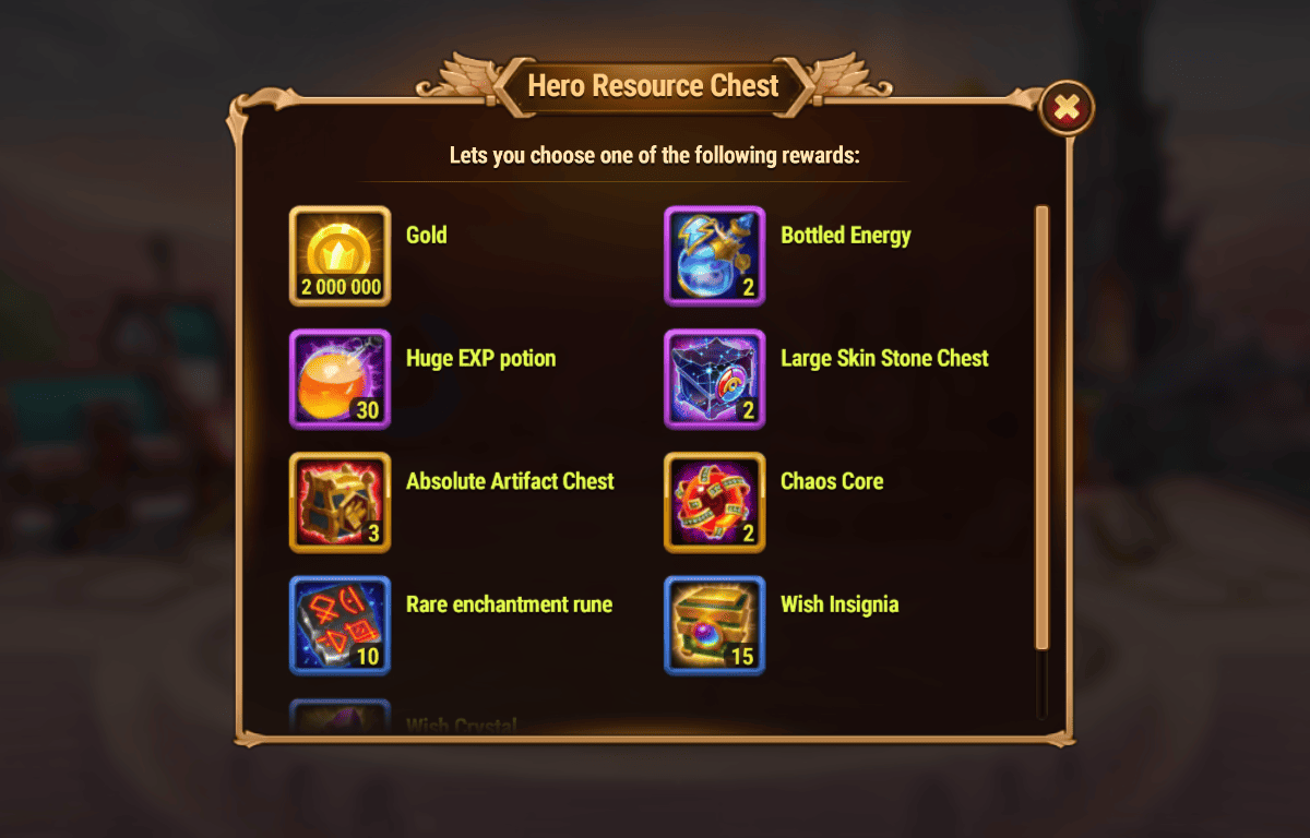 [Hero Wars Guide] Hero Resource Chest