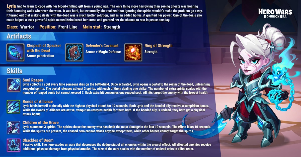 [Hero Wars] Lyria stat