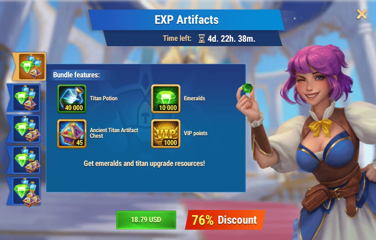 [Hero Wars Guide] Exp Artifacts