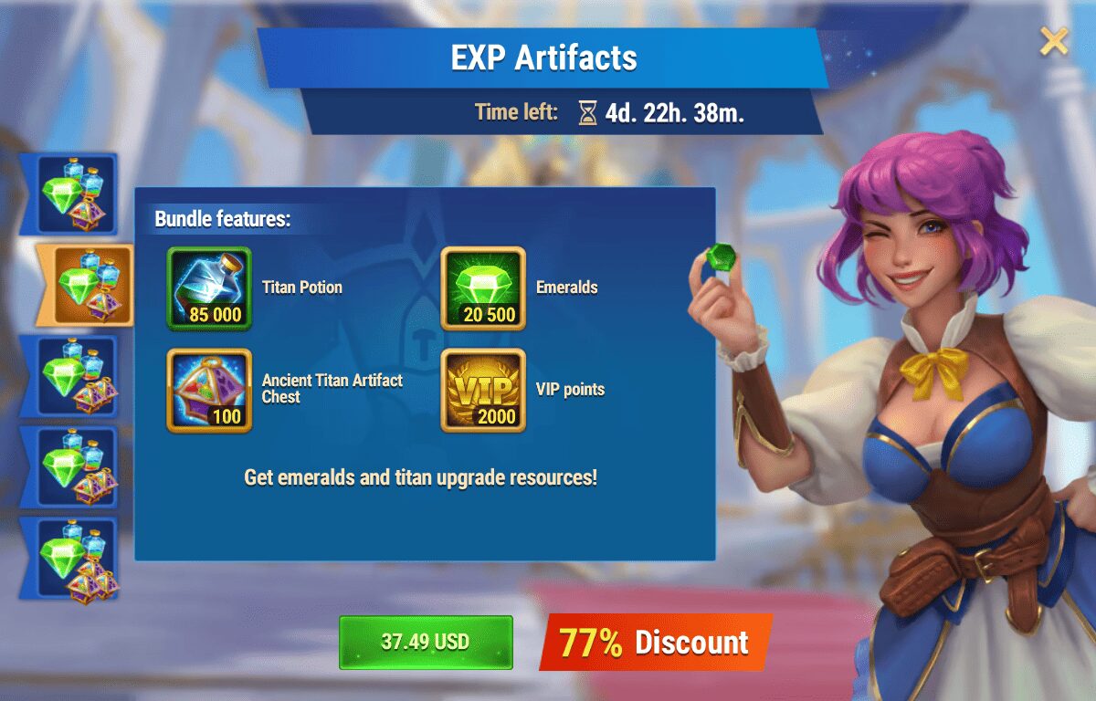[Hero Wars Guide] Exp Artifacts