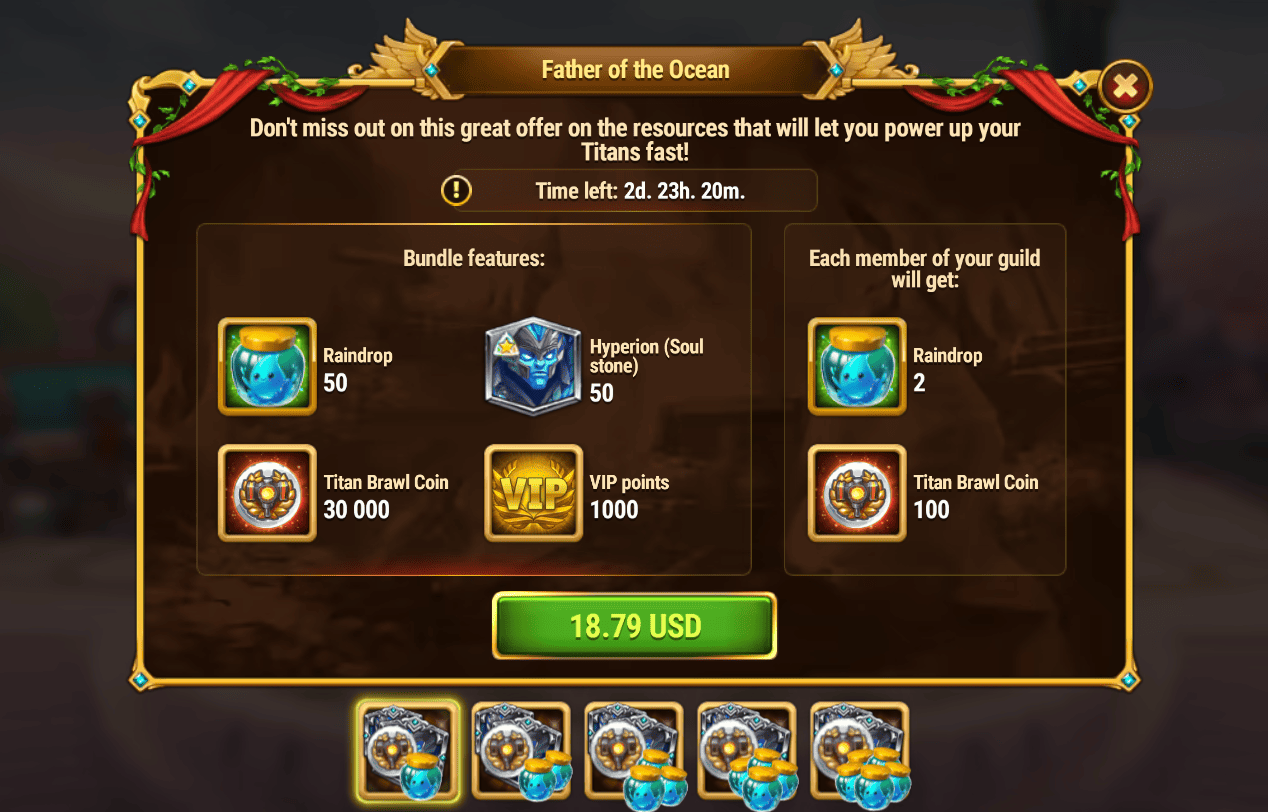 [Hero Wars Guide] Father of the Ocean Bundle