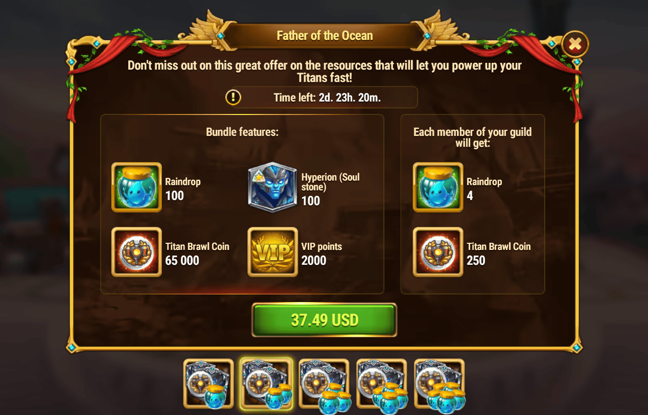 [Hero Wars Guide] Father of the Ocean Bundle