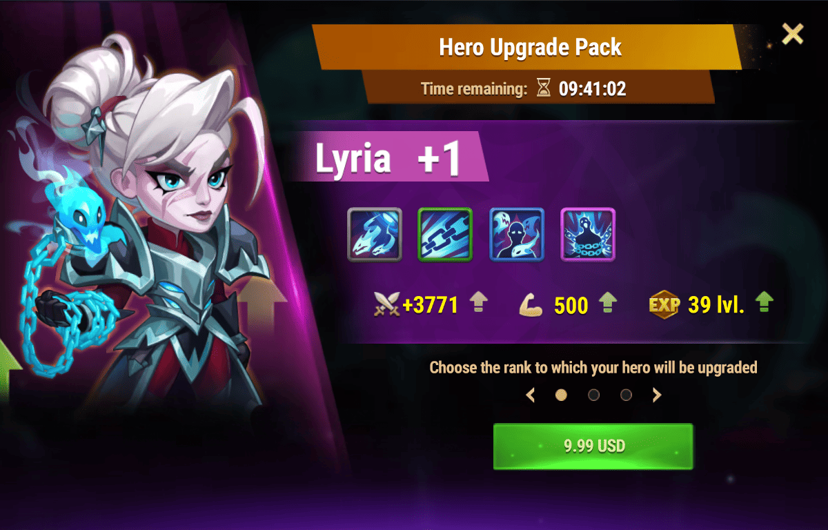 [Hero Wars Guide] Hero Upgrade Pack (Lyria)