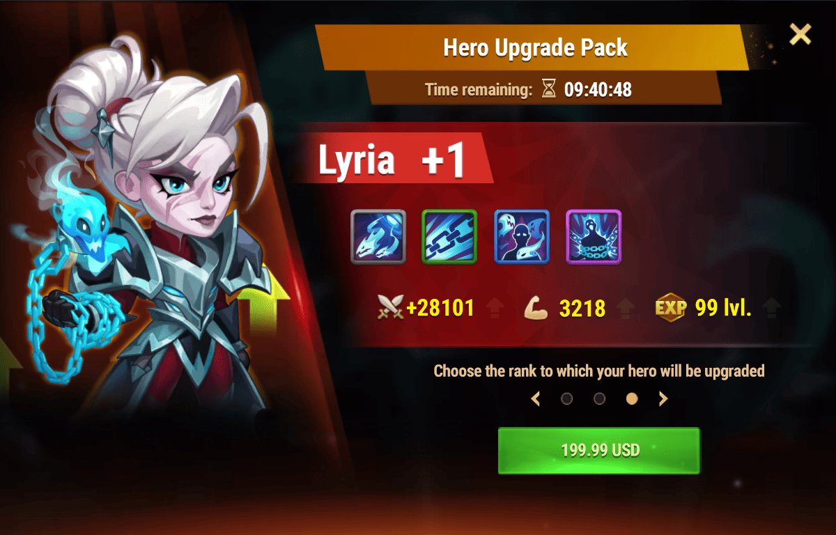[Hero Wars Guide] Hero Upgrade Pack (Lyria)