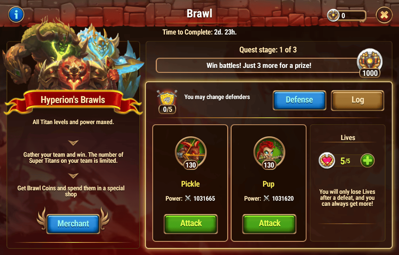 [Hero Wars Guide] Hyperions Brawls