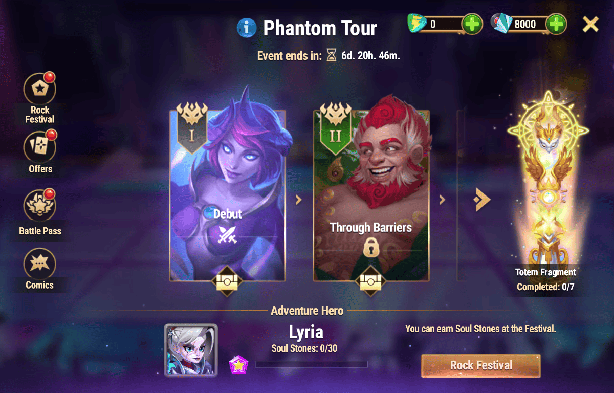 [Hero Wars Guide] Phantom Tour Lyria Event