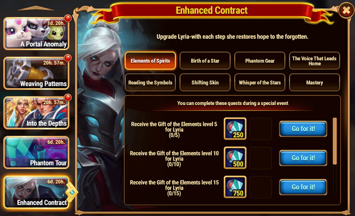 [Hero Wars Guide] Phantom Tour Lyria Event