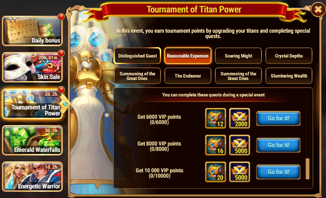 [Hero Wars Guide] Tournament of Titan Power