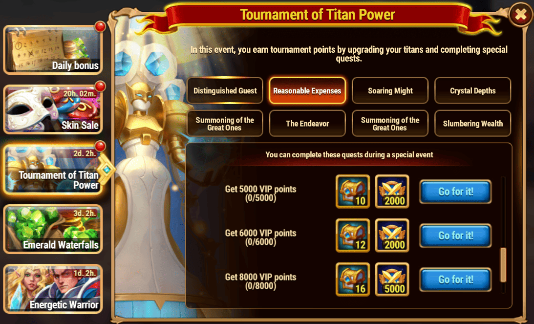 [Hero Wars Guide] Tournament of Titan Power