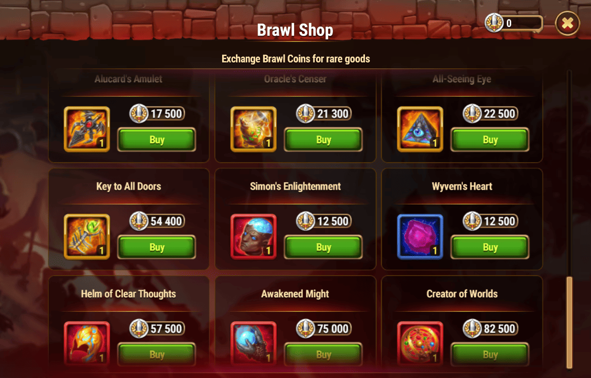 [Hero Wars Guide]Brawl Shop (Folio)