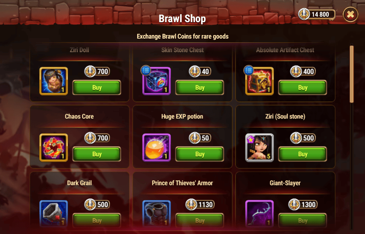 [Hero Wars Guide] Brawl Shop (Ziri)
