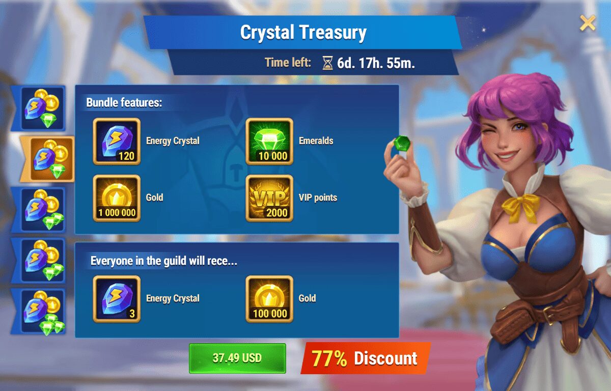 [Hero Wars Guide]Crystal Treasury (Guus)