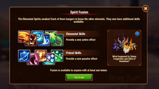 [Hero Wars Guide] Elemental Spirit Fusion