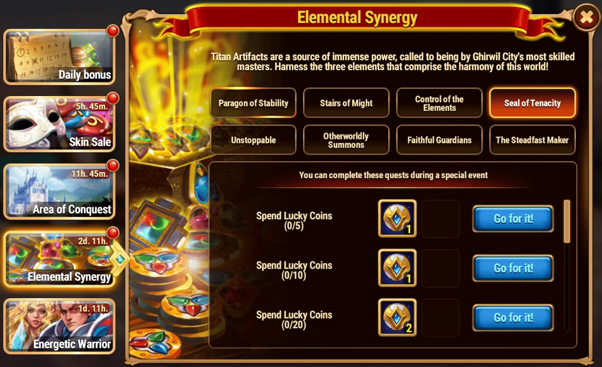 [Hero Wars Guide] Elemental Synergy Tasks