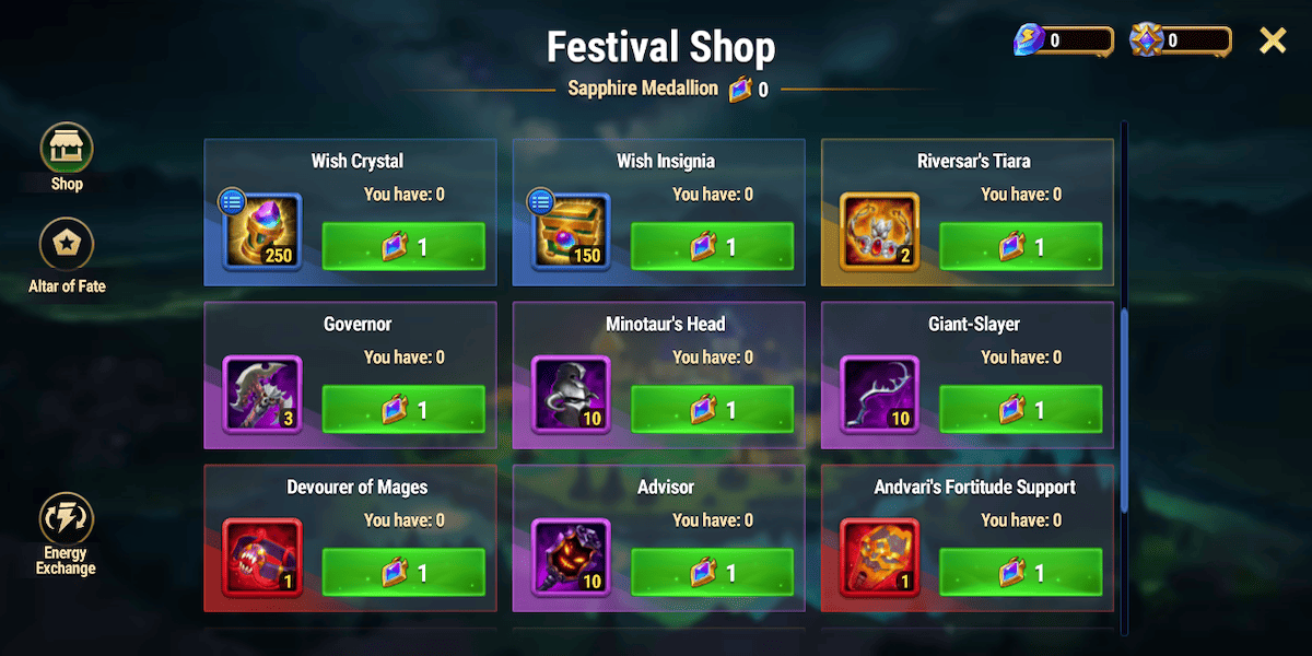 [Hero Wars Guide] Festival Shop (Guus)