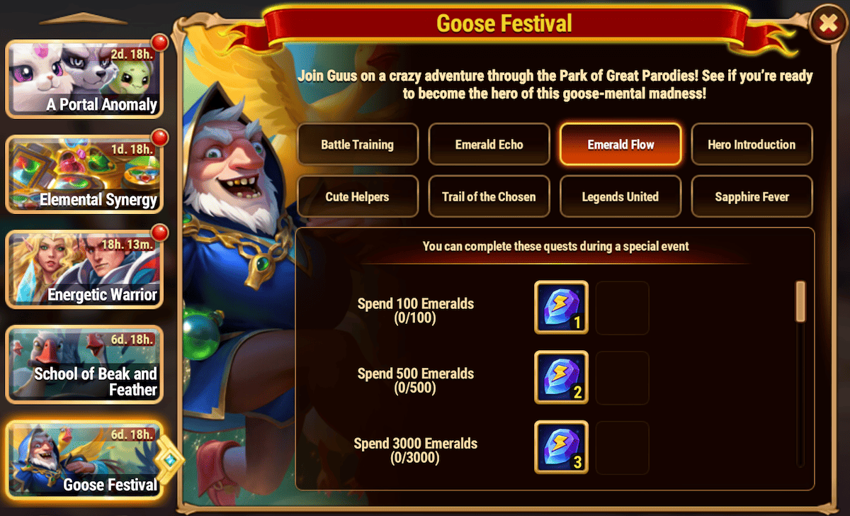[Hero Wars Guide] Goose Festival Tasks