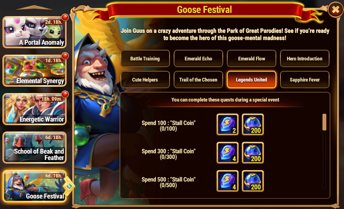 [Hero Wars Guide] Goose Festival Tasks