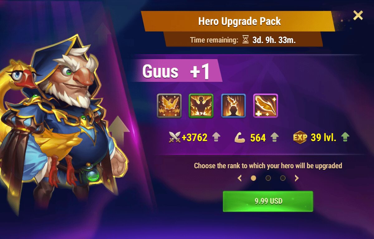 [Hero Wars Guide] Hero Upgrade Pack (Guus)
