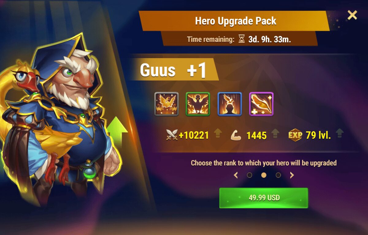 [Hero Wars Guide] Hero Upgrade Pack (Guus)