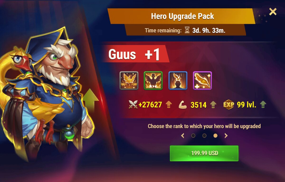 [Hero Wars Guide] Hero Upgrade Pack (Guus)