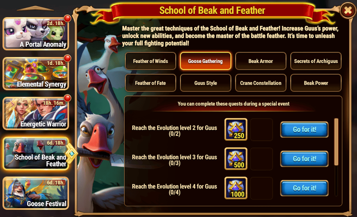 [Hero Wars Guide]School of Beak and Feather