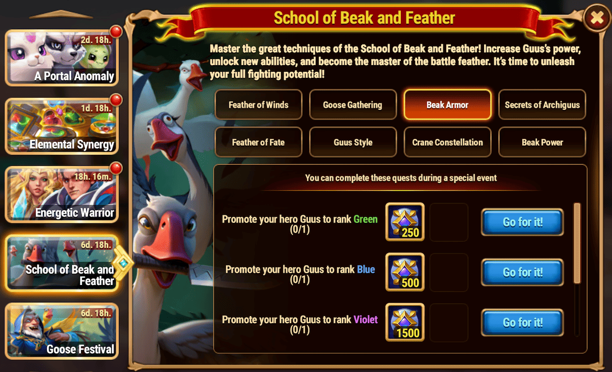 [Hero Wars Guide]School of Beak and Feather