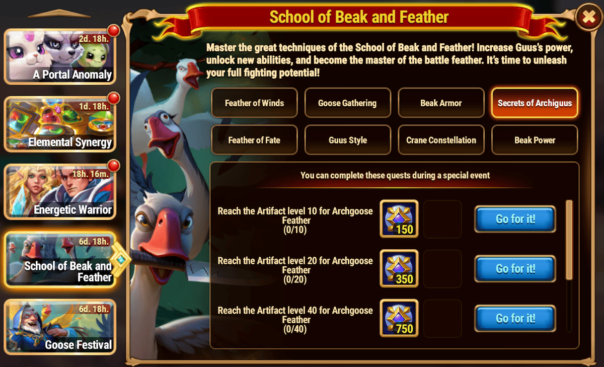 [Hero Wars Guide]School of Beak and Feather
