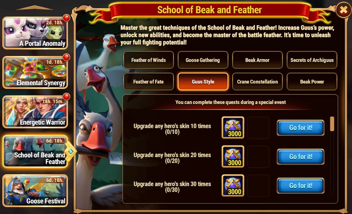 [Hero Wars Guide]School of Beak and Feather