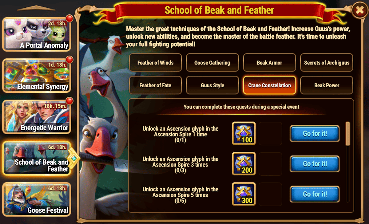 [Hero Wars Guide]School of Beak and Feather