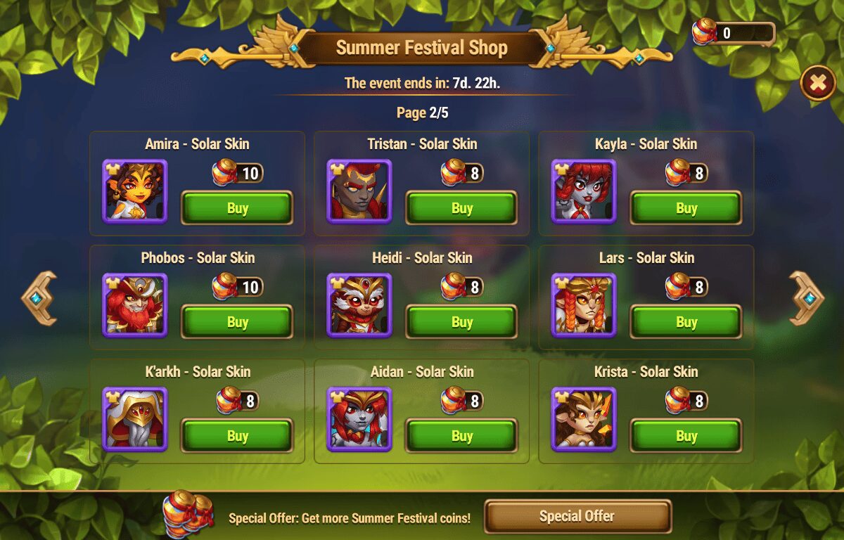 [Hero Wars Guide] Summer Festival Shop 2025