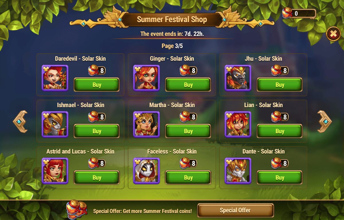 [Hero Wars Guide] Summer Festival Shop 2025