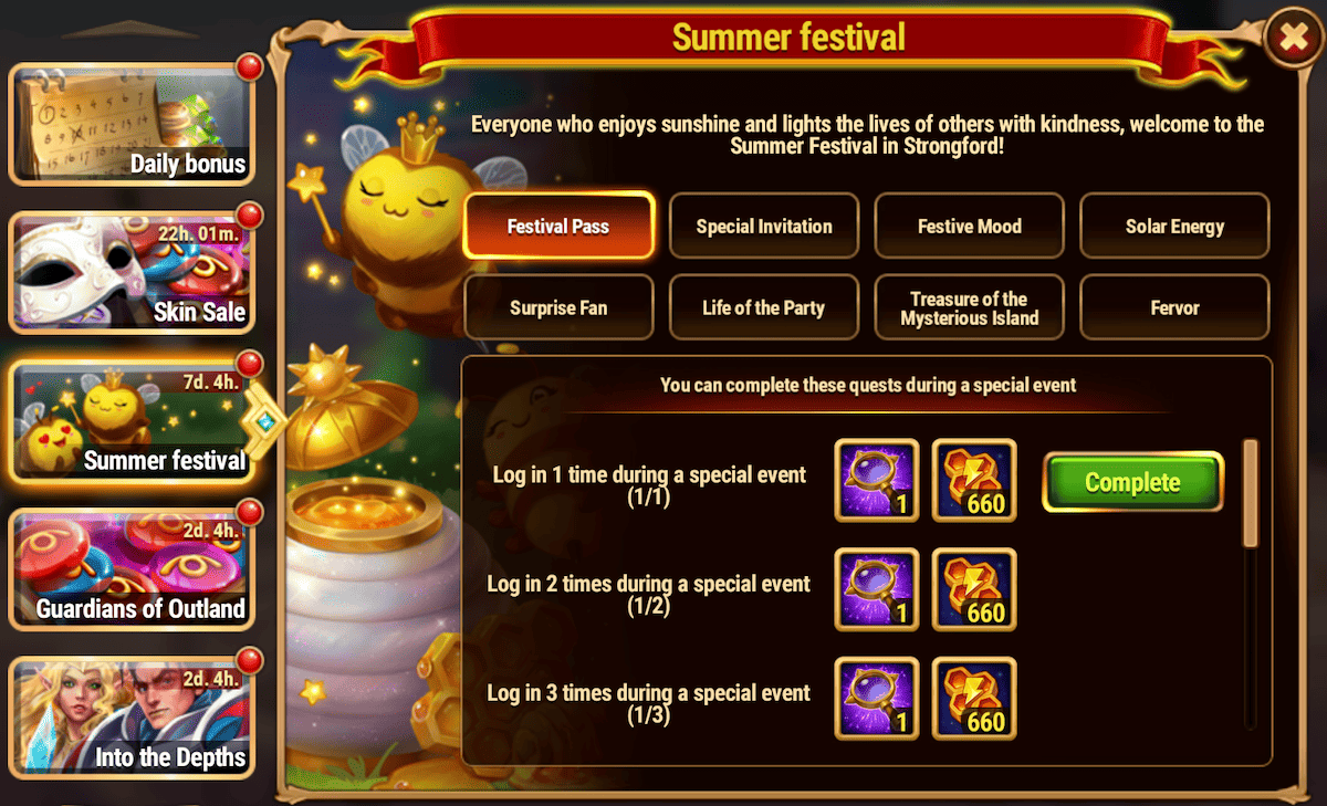 [Hero Wars Guide] Summer Festival Tasks 2025