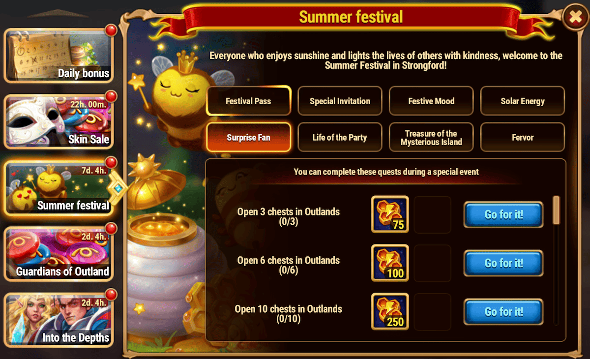 [Hero Wars Guide] Summer Festival Tasks 2025