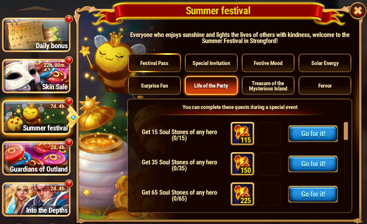 [Hero Wars Guide] Summer Festival Tasks 2025