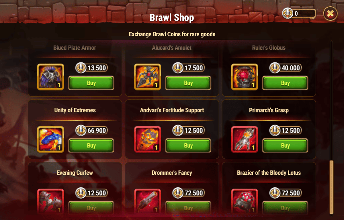 [Hero Wars Guide] Brawl Shop (Lyria)