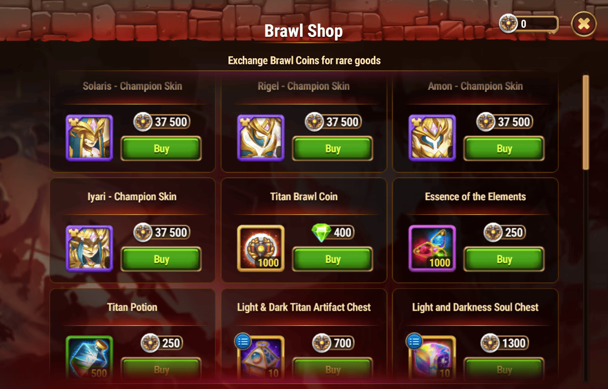 [Hero Wars Guide] Brawl Shop The Sun of This World