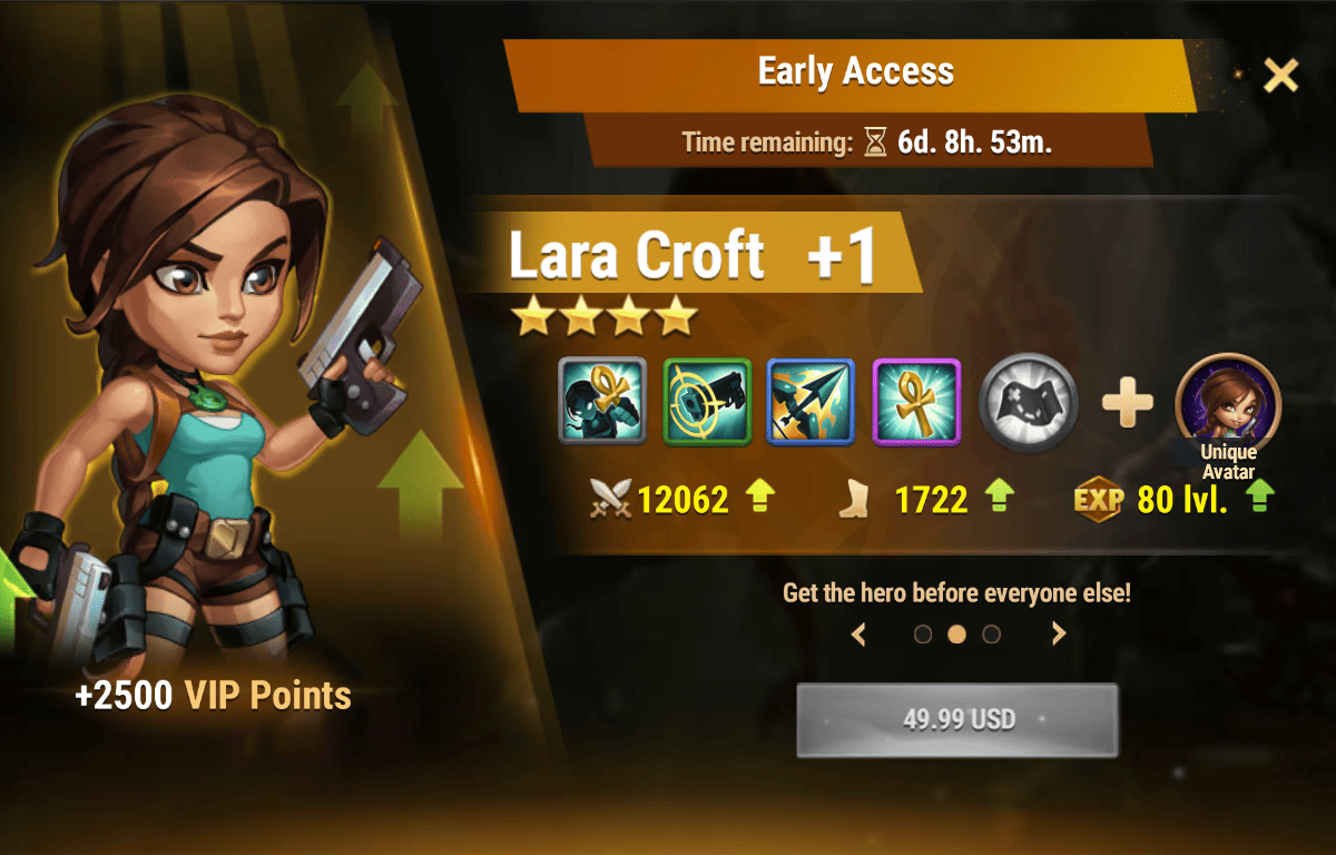 [Hero Wars Guide] Early Access (Lara Croft)