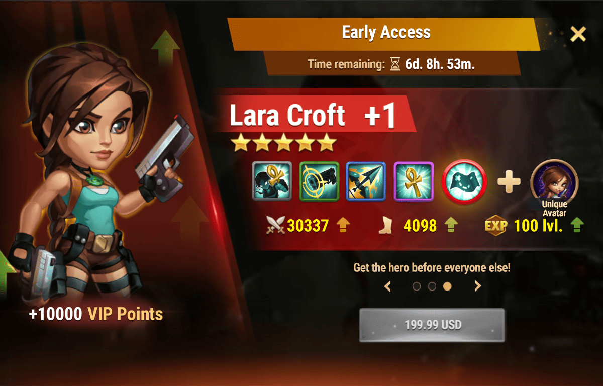 [Hero Wars Guide] Early Access (Lara Croft)